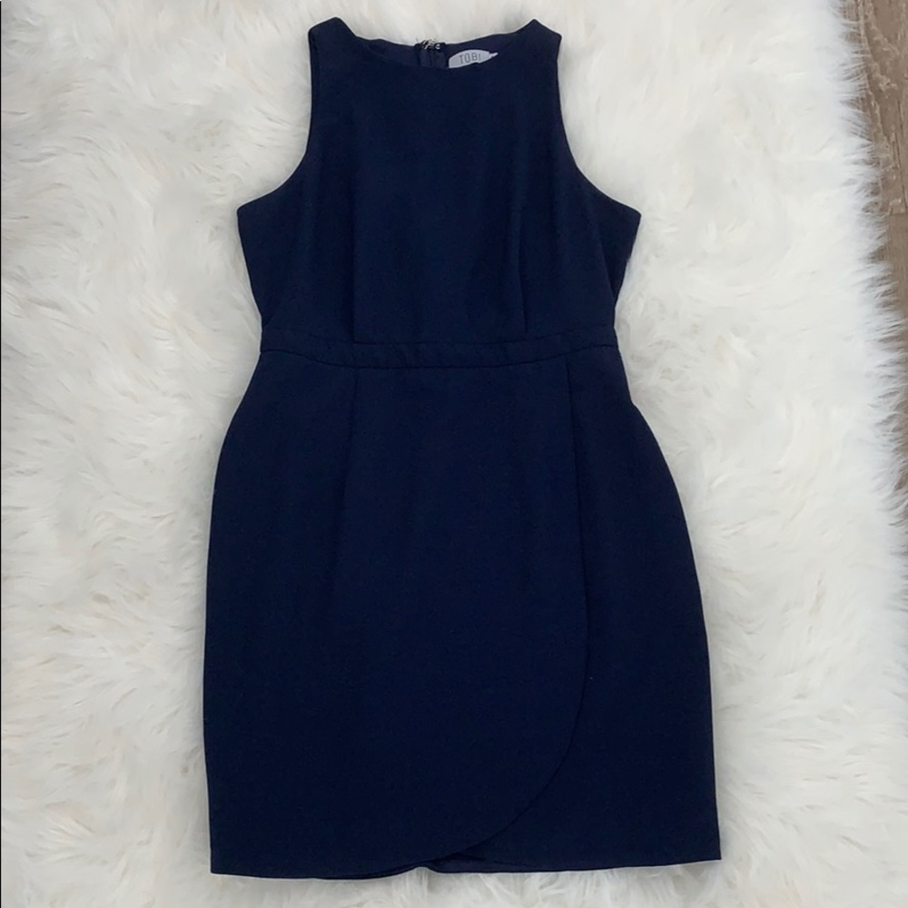 NWOT beautiful dark purple/navy dress